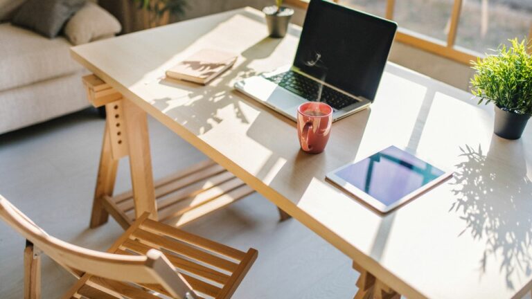 Espaço de home office.